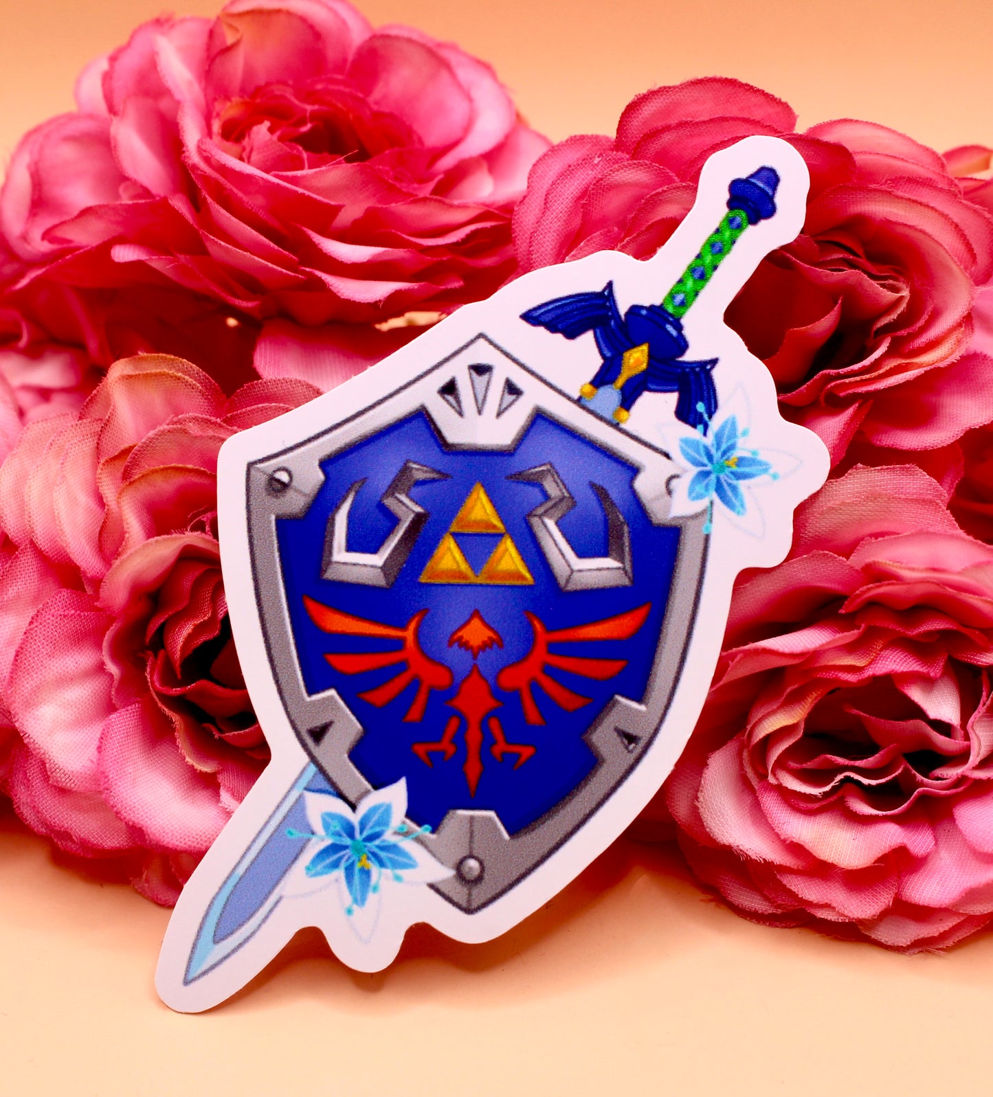 Hylian Shield and Sword Sticker
