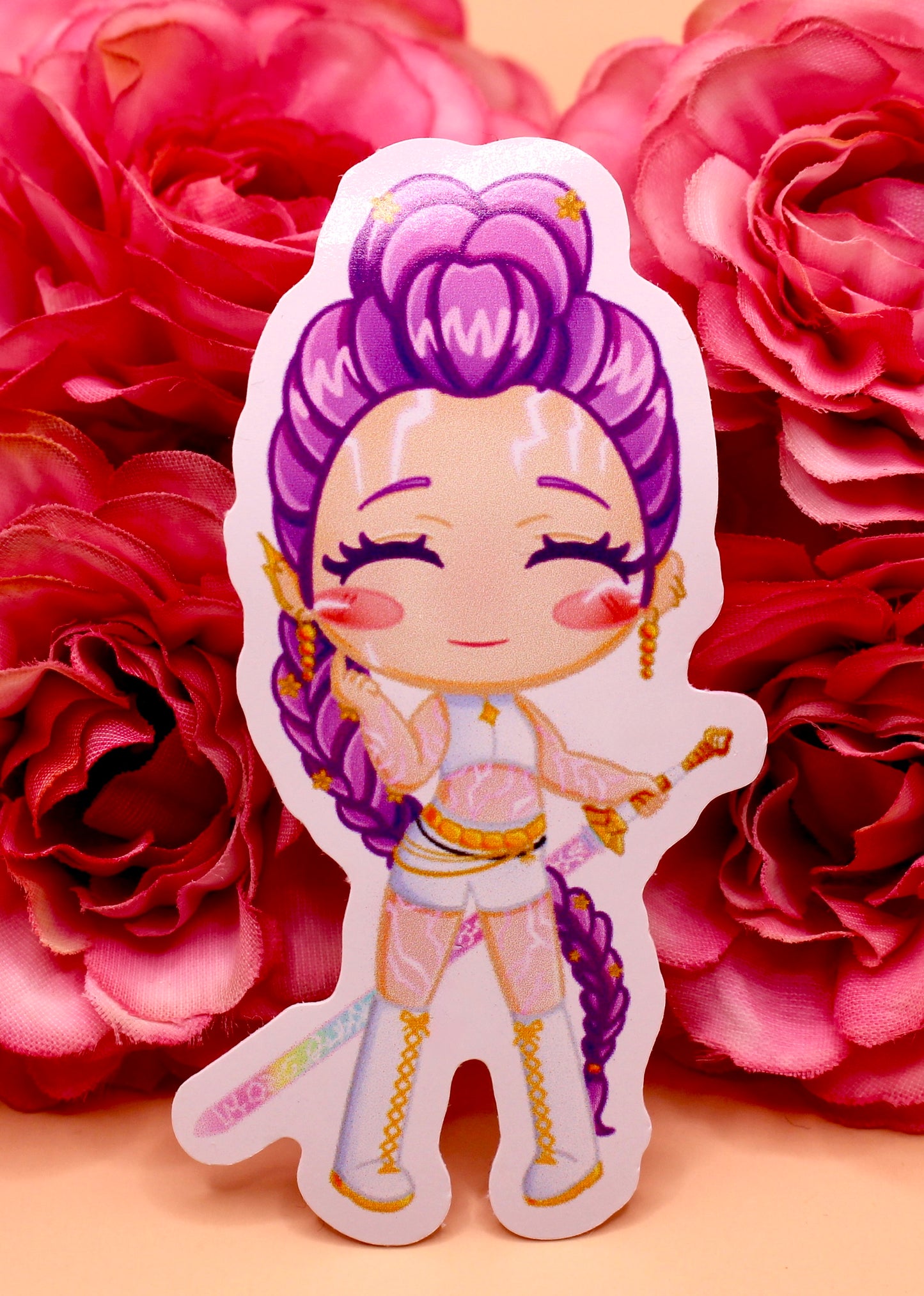Rumi White Outfit Sticker
