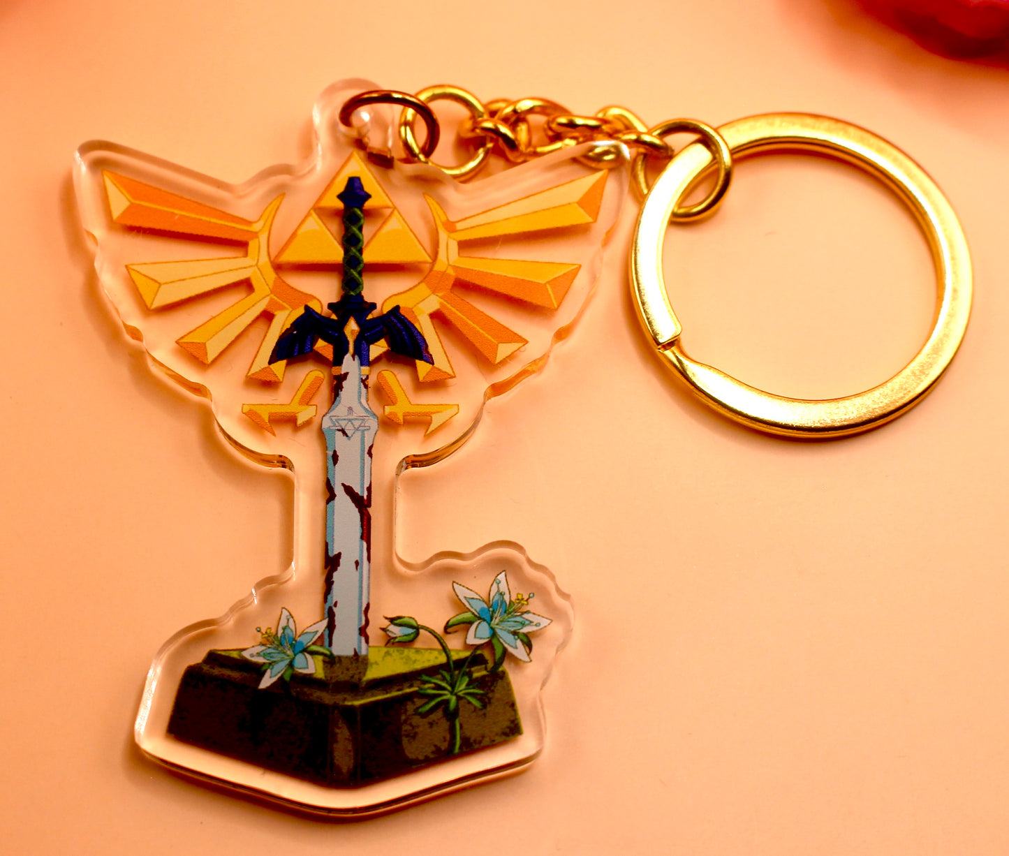 Master Sword Double sided Acrylic Keychain