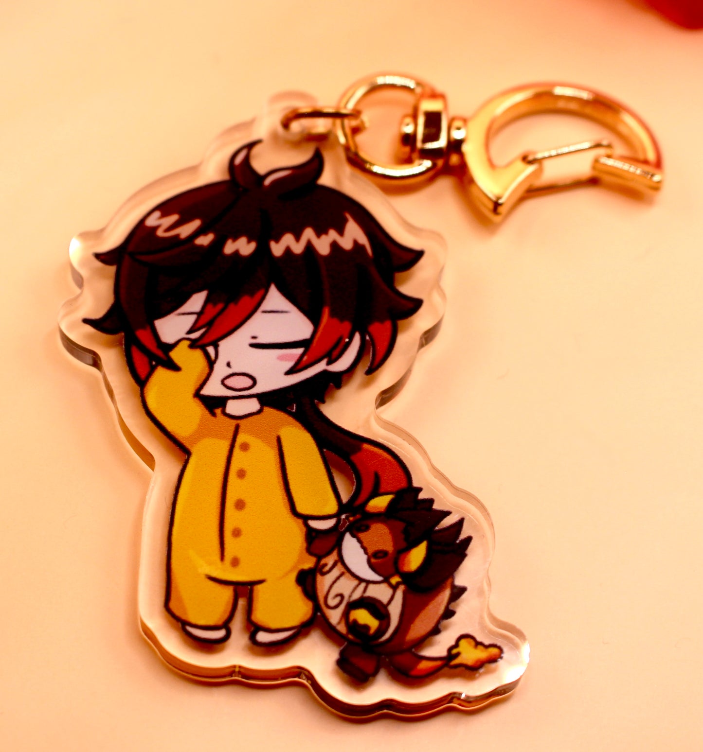 Zhongli Double sided Acrylic Keychain