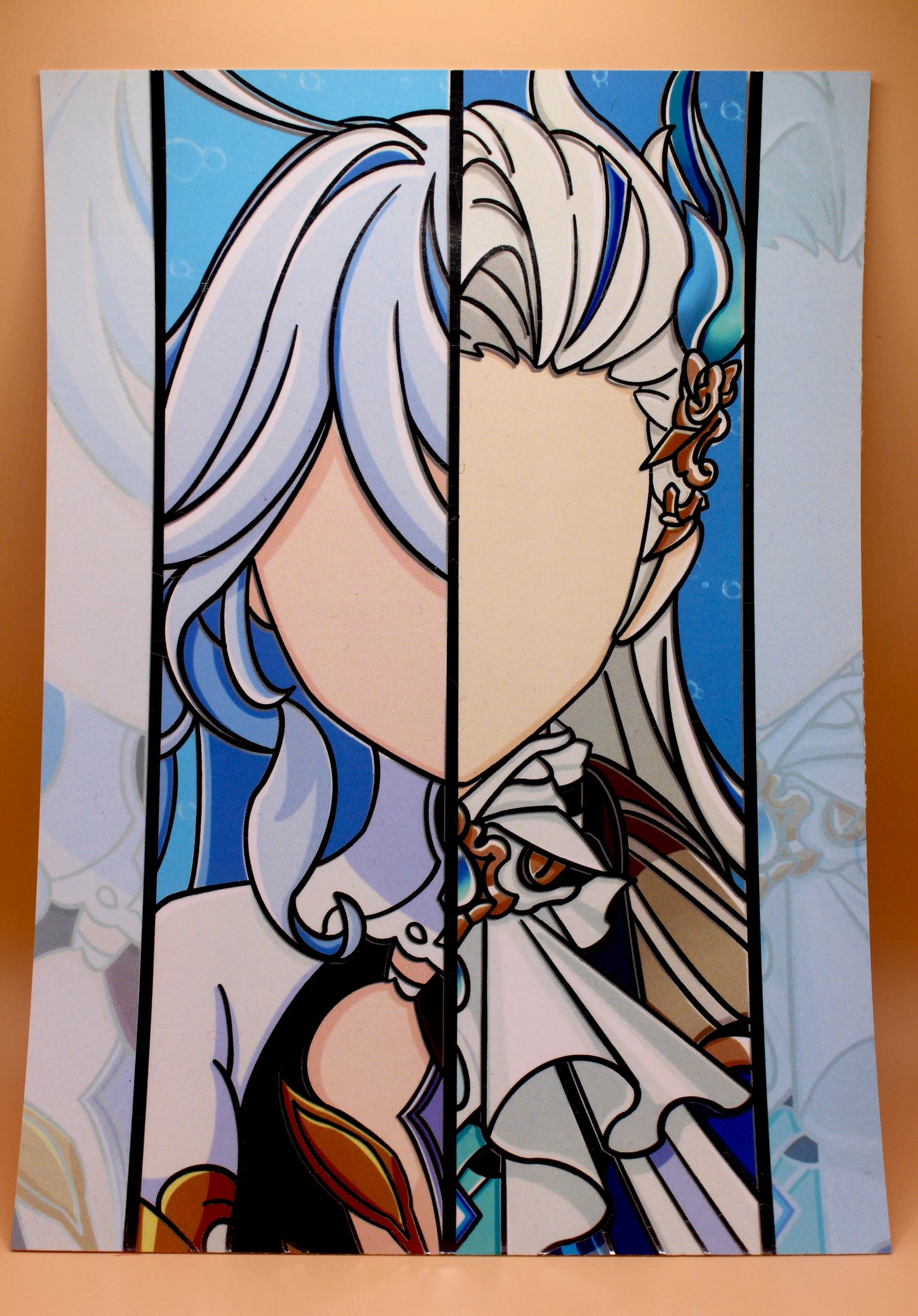 A5 Neuvillette and Focalors Foil Print