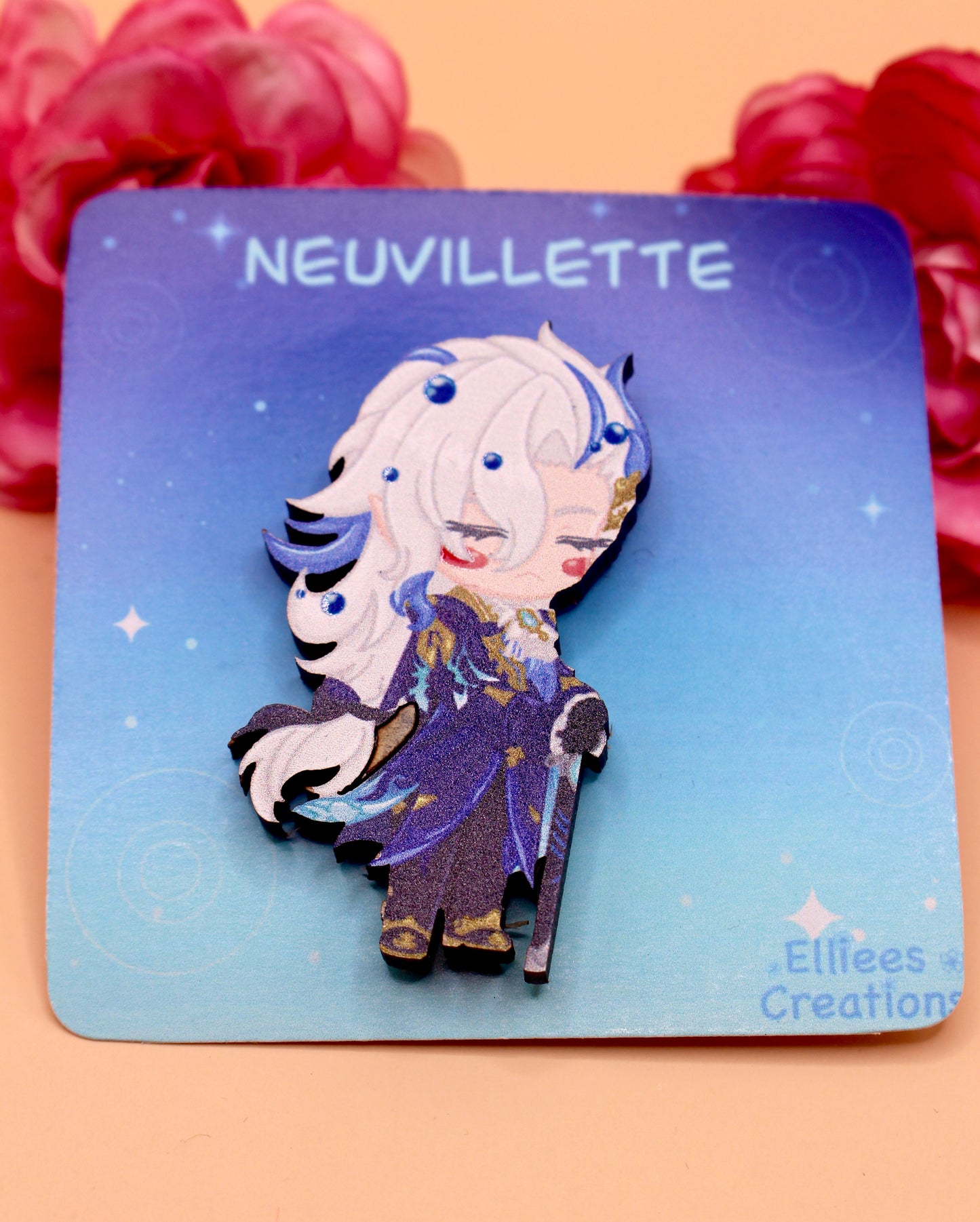 Neuvillette Wooden Gloss Pin