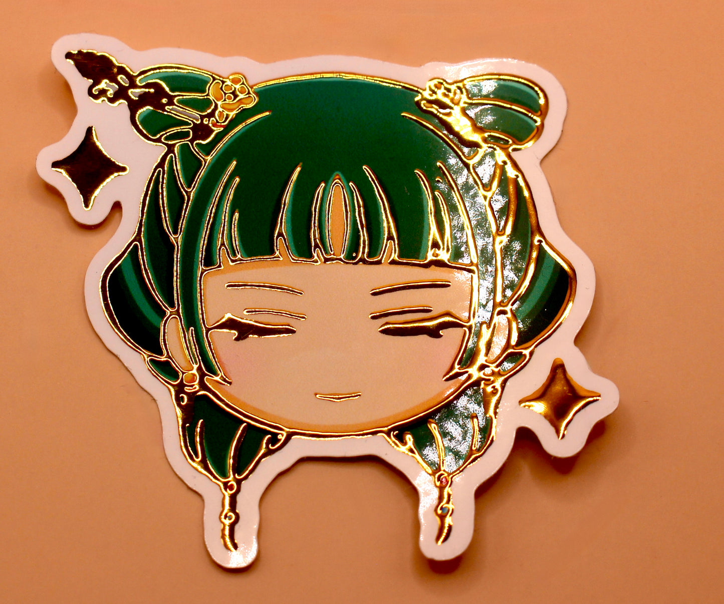 Mao Mao Gold Foil Sticker
