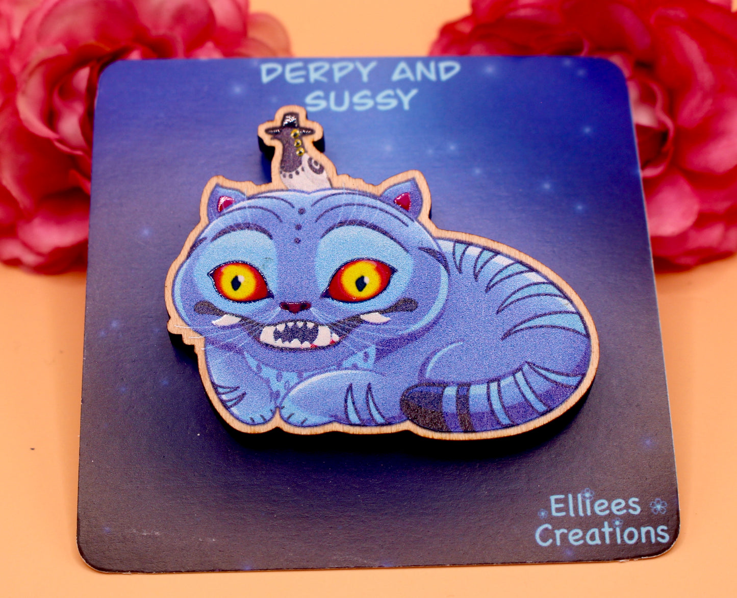 Derpy Wooden Gloss Pin