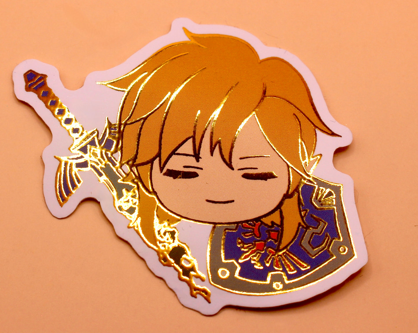 Link Gold Foil Sticker