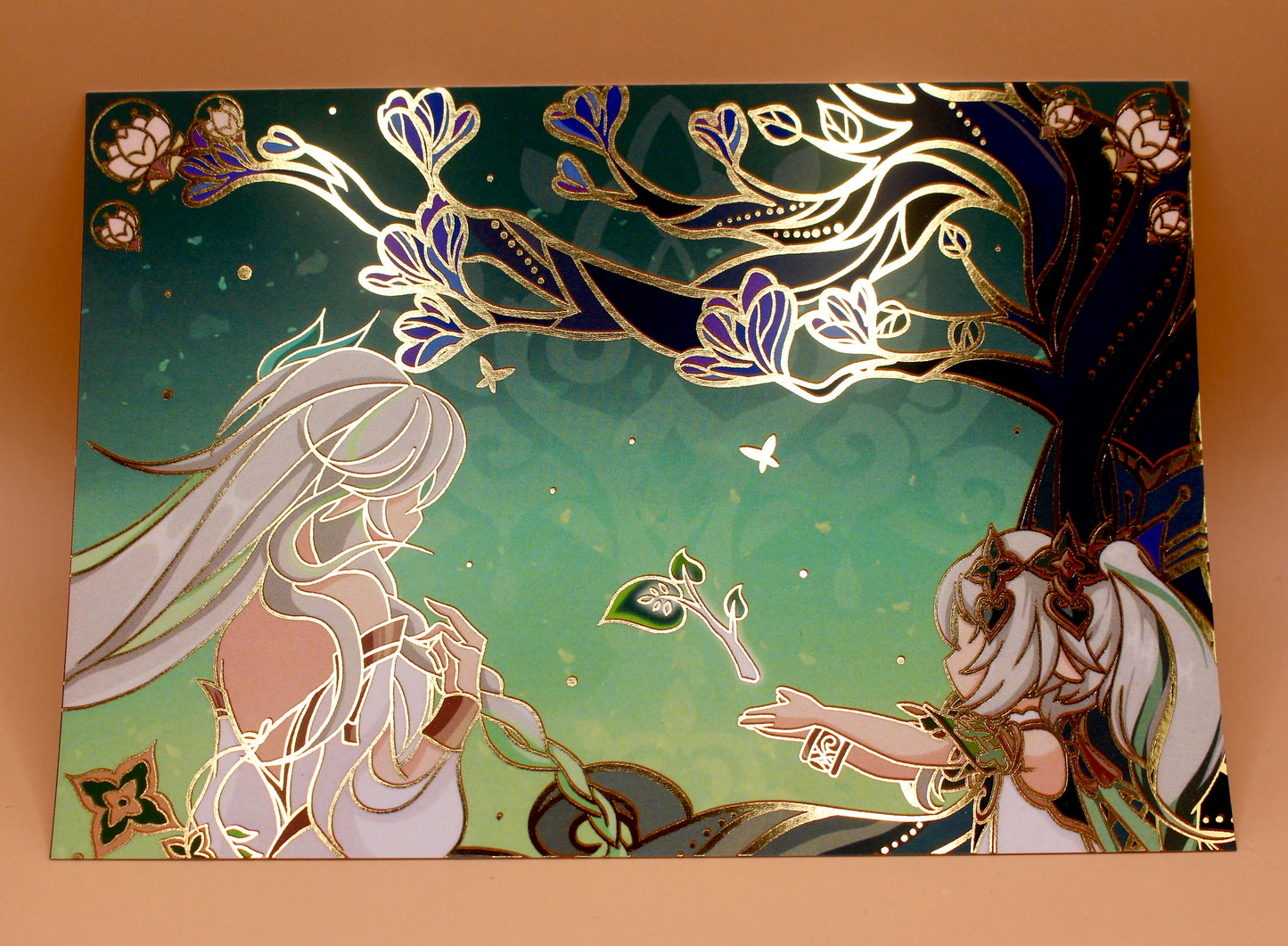 Rukkhadevata and Nahida Foil Print