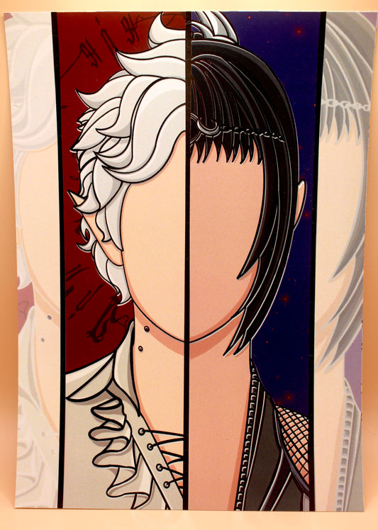 A5 Astarion and Shadowheart Foil Print