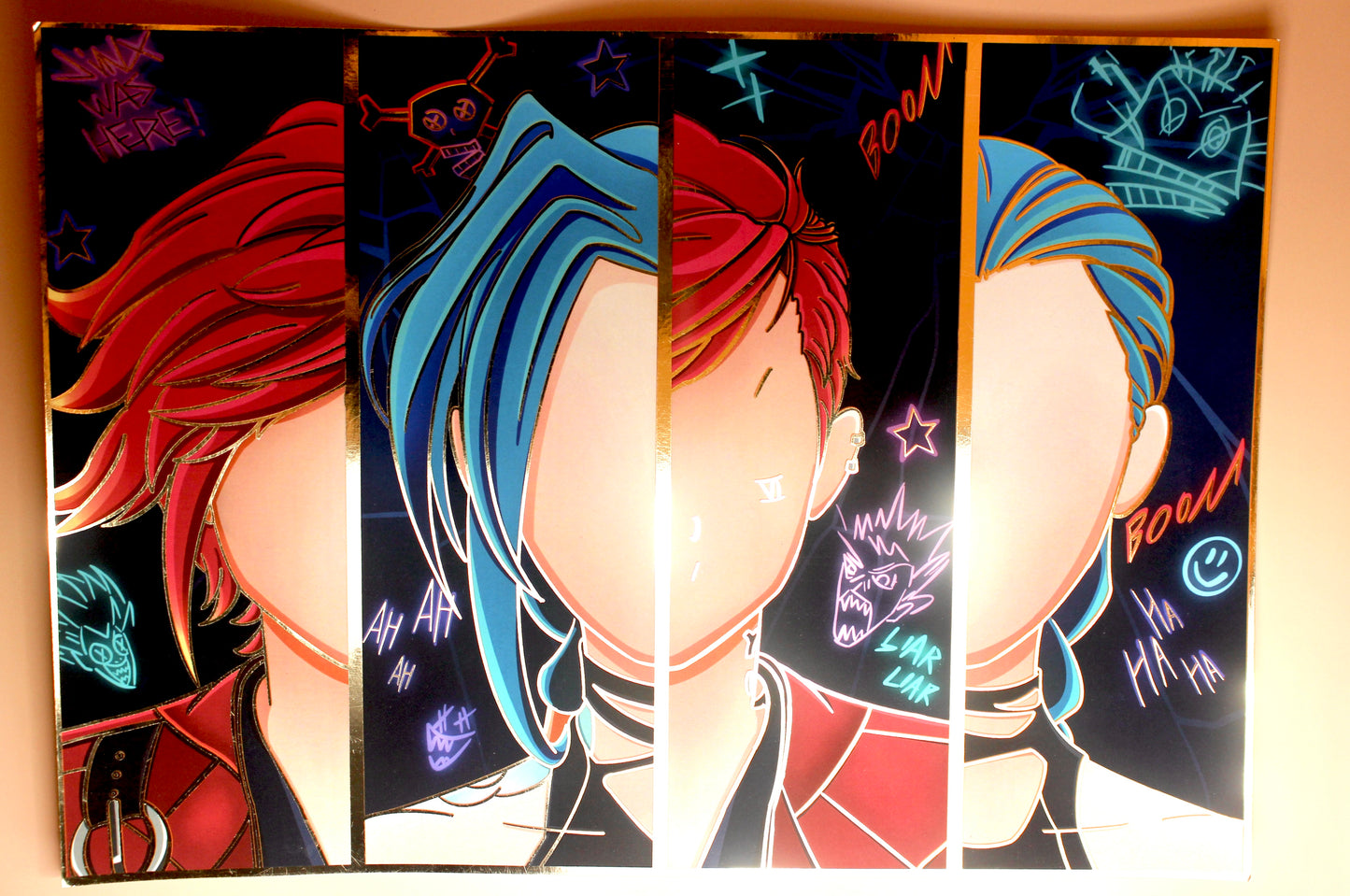 Jinx And VI Foil Print