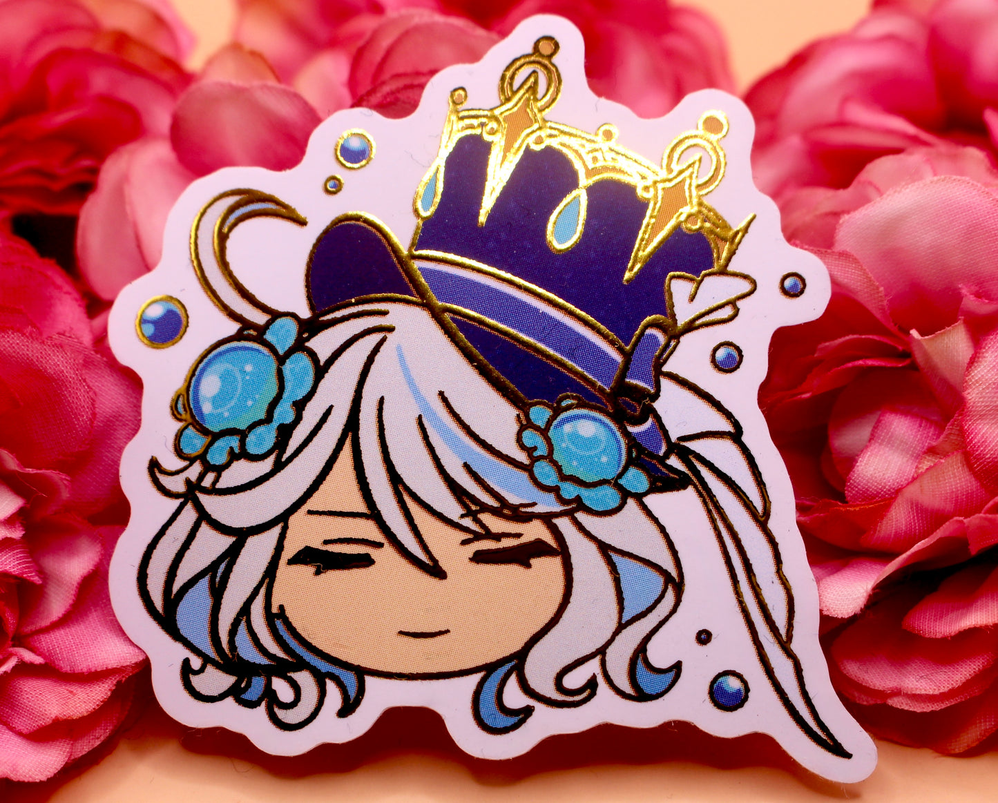 Furina Gold Foil Sticker