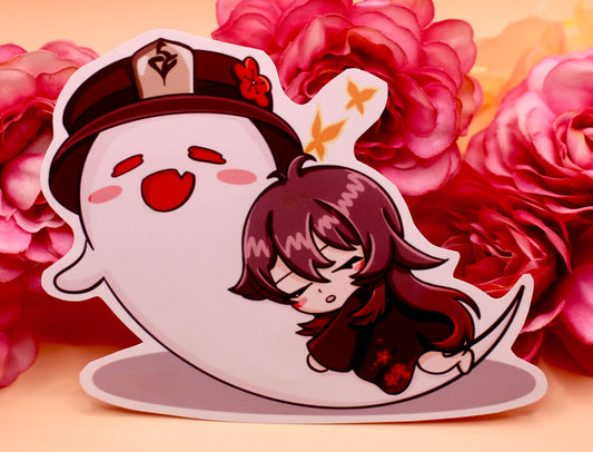 Sleepy Hu Tao Sticker