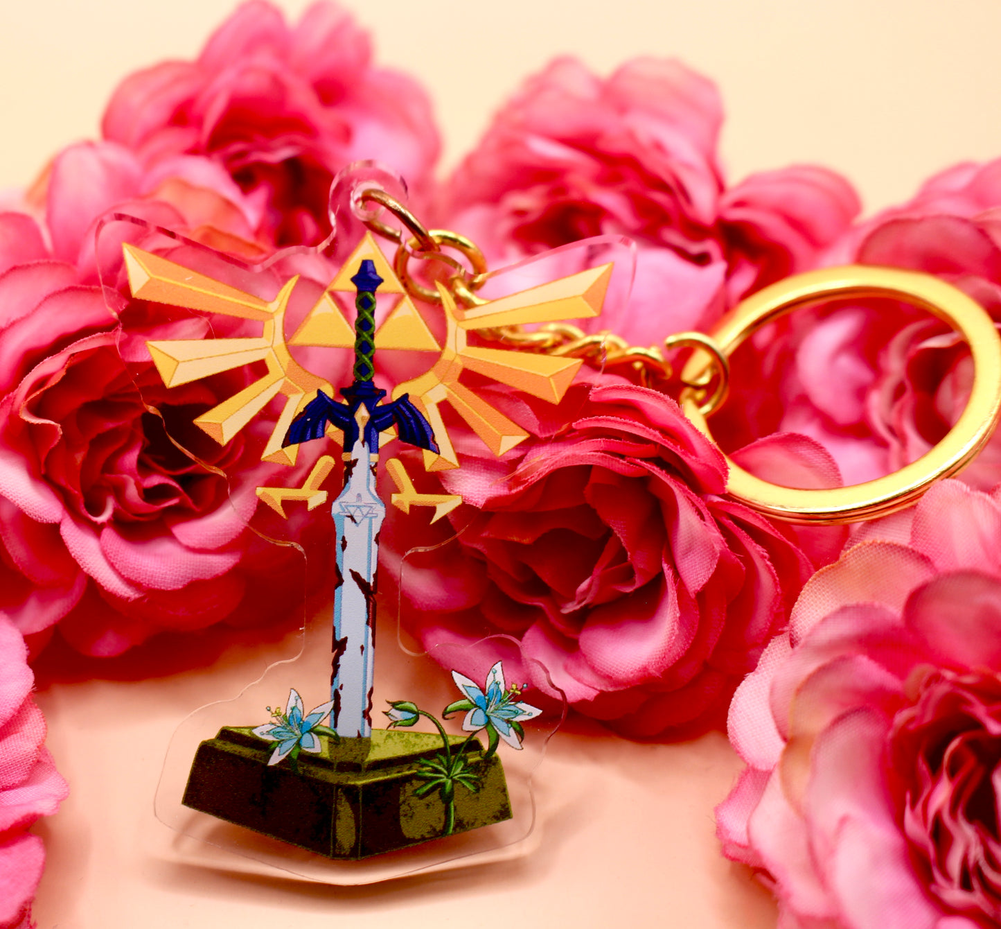 Master Sword Double sided Acrylic Keychain