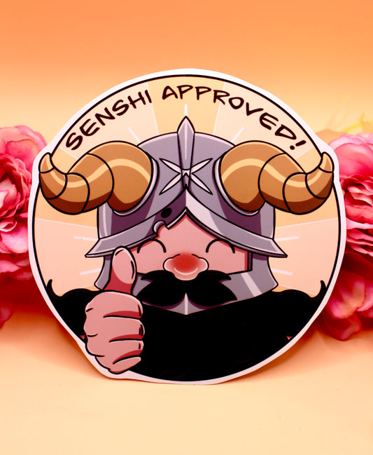 Senshi Approved Sticker