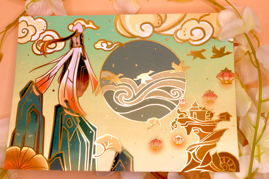 Rex Lapis (Zhongli) Foil Print