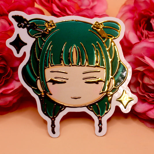 Mao Mao Gold Foil Sticker