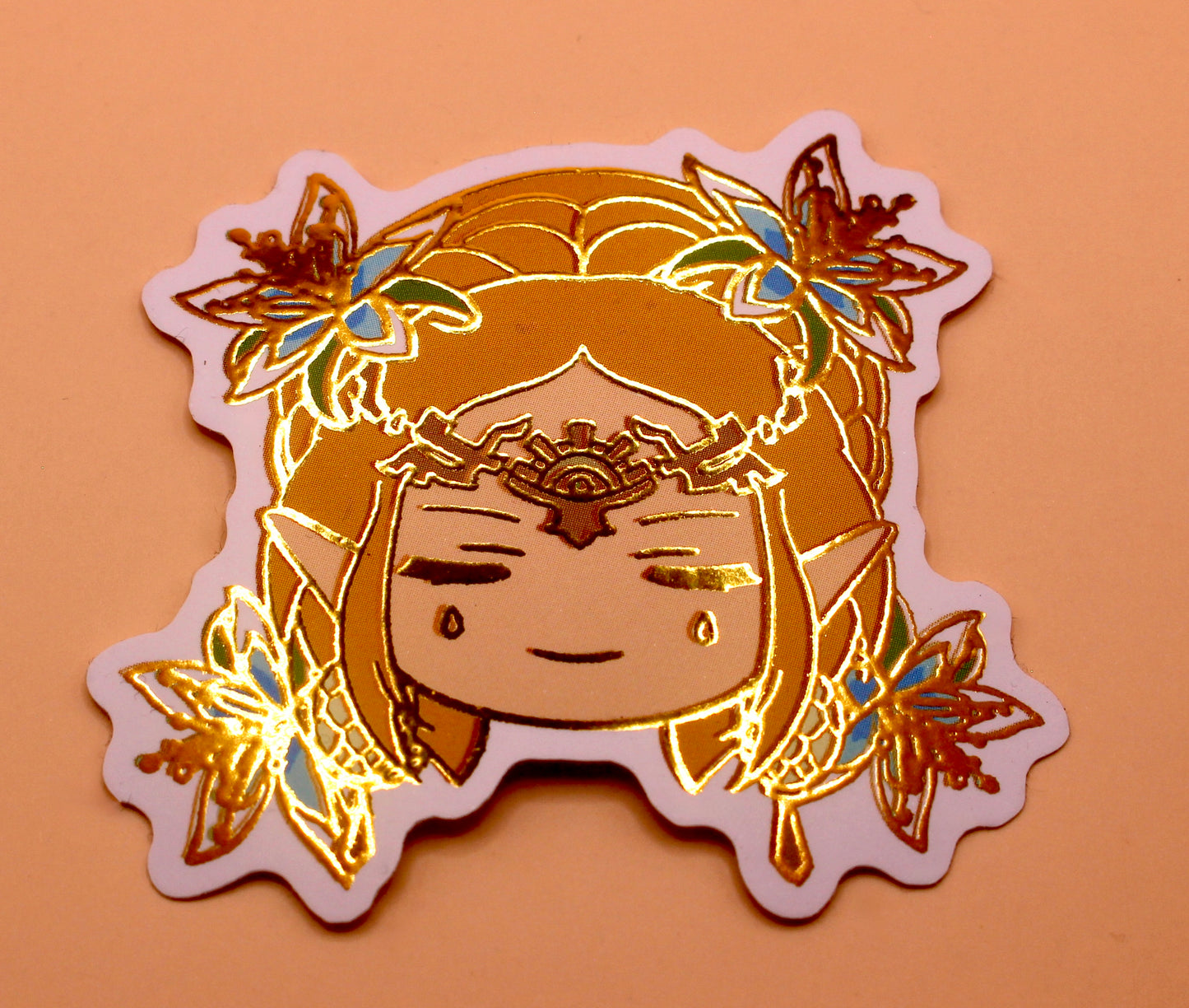 Zelda Gold Foil Sticker