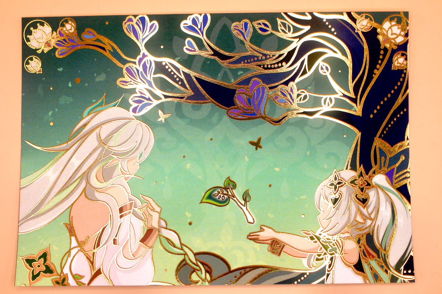 Rukkhadevata and Nahida Foil Print