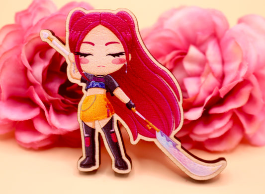 Mira Wooden Gloss Pin