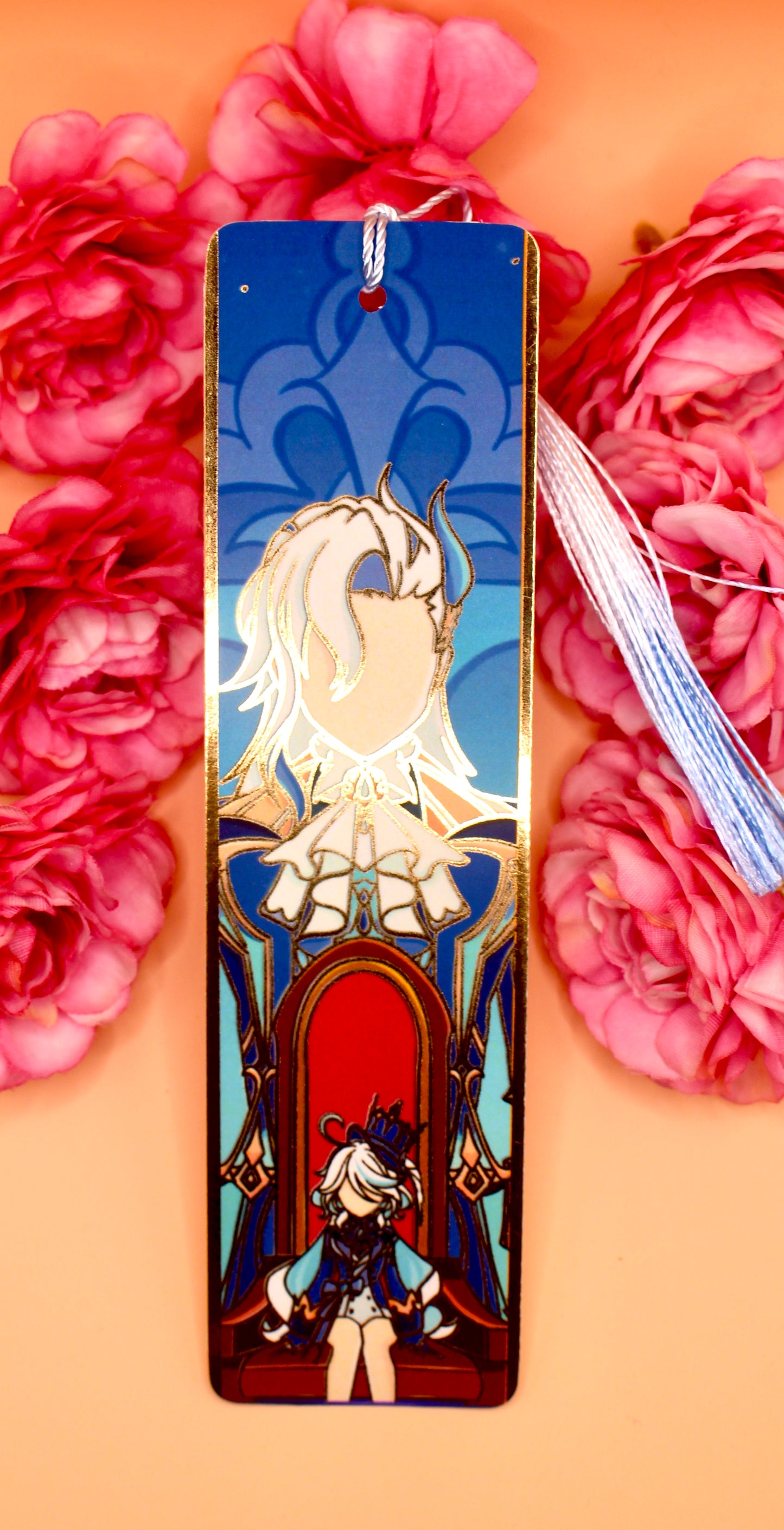 Neuvillette and Furina Foil Bookmark