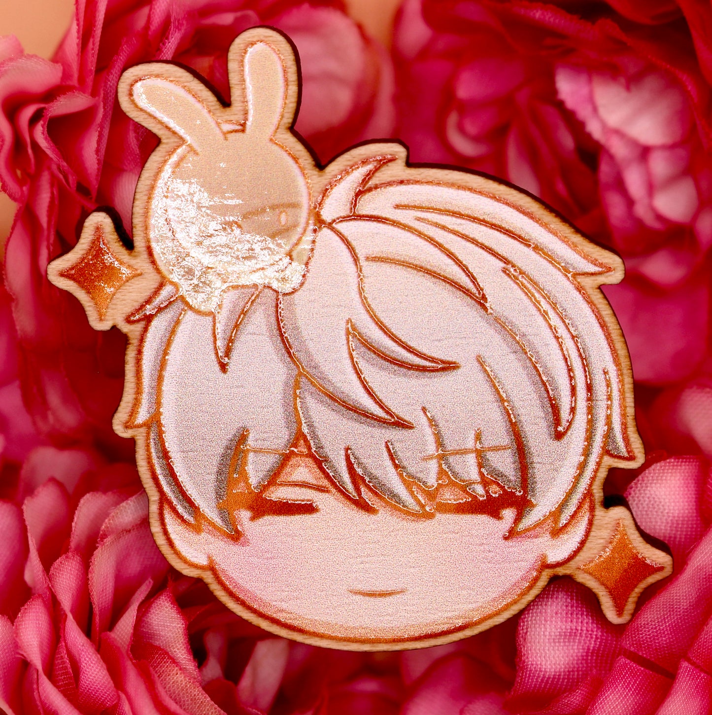 Xavier Wooden Gloss Pin