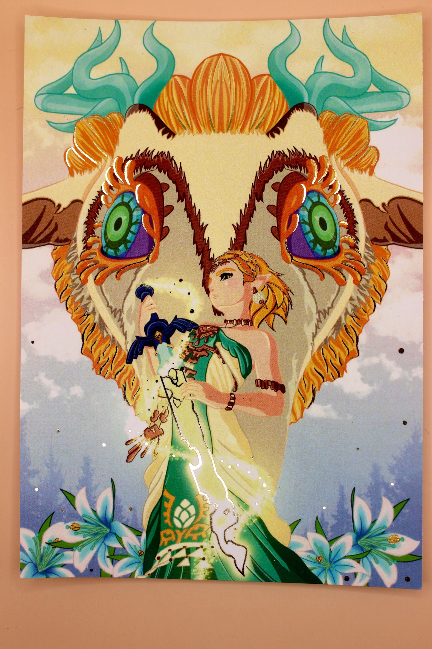 Zelda TOTK Foil Print