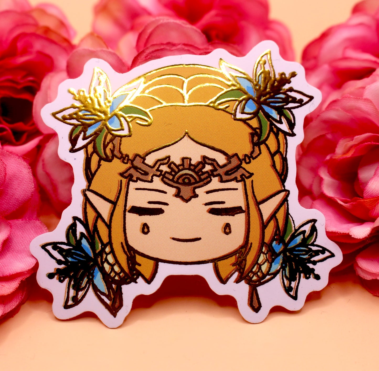 Zelda Gold Foil Sticker