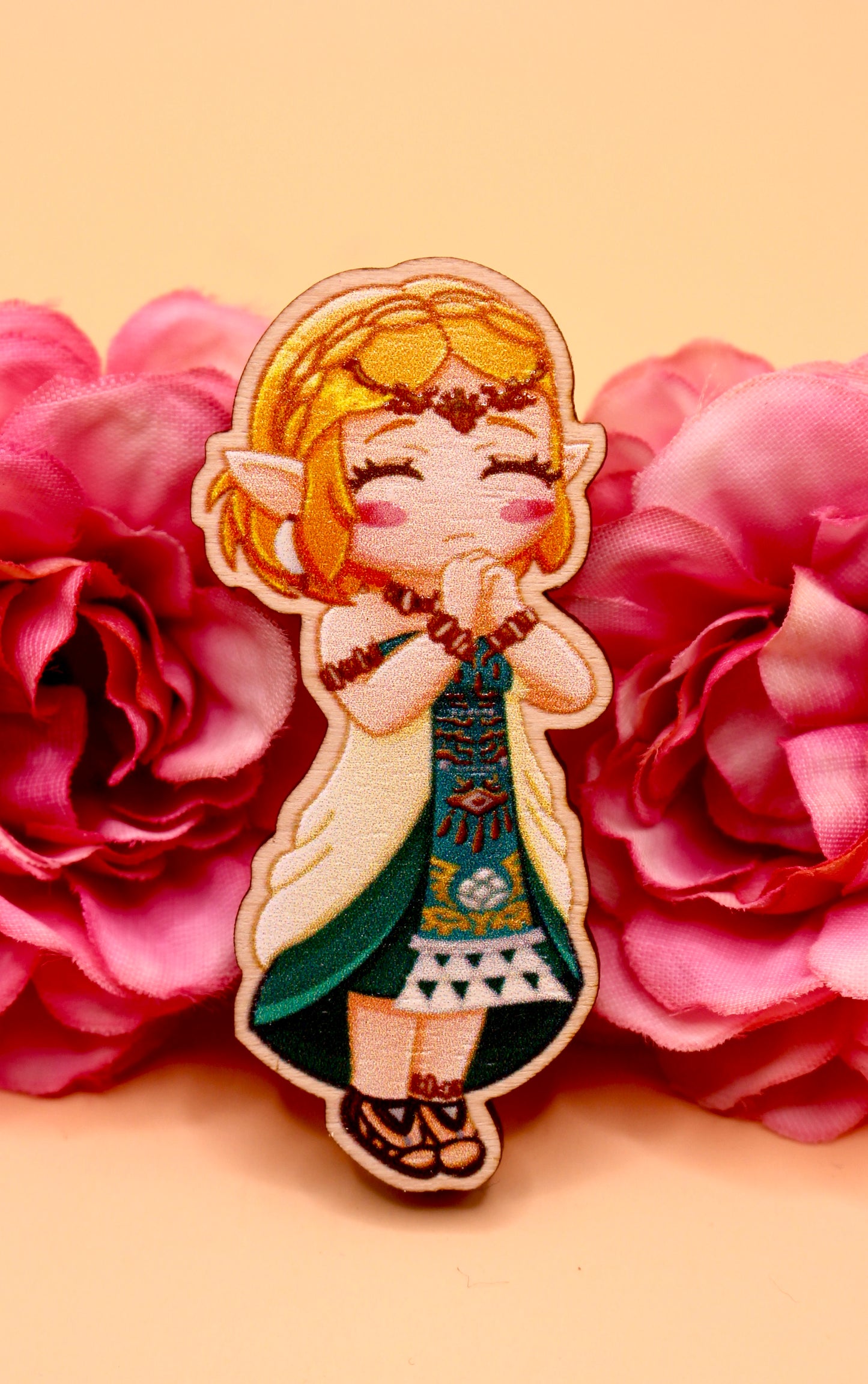 Zelda Wooden Gloss Pin
