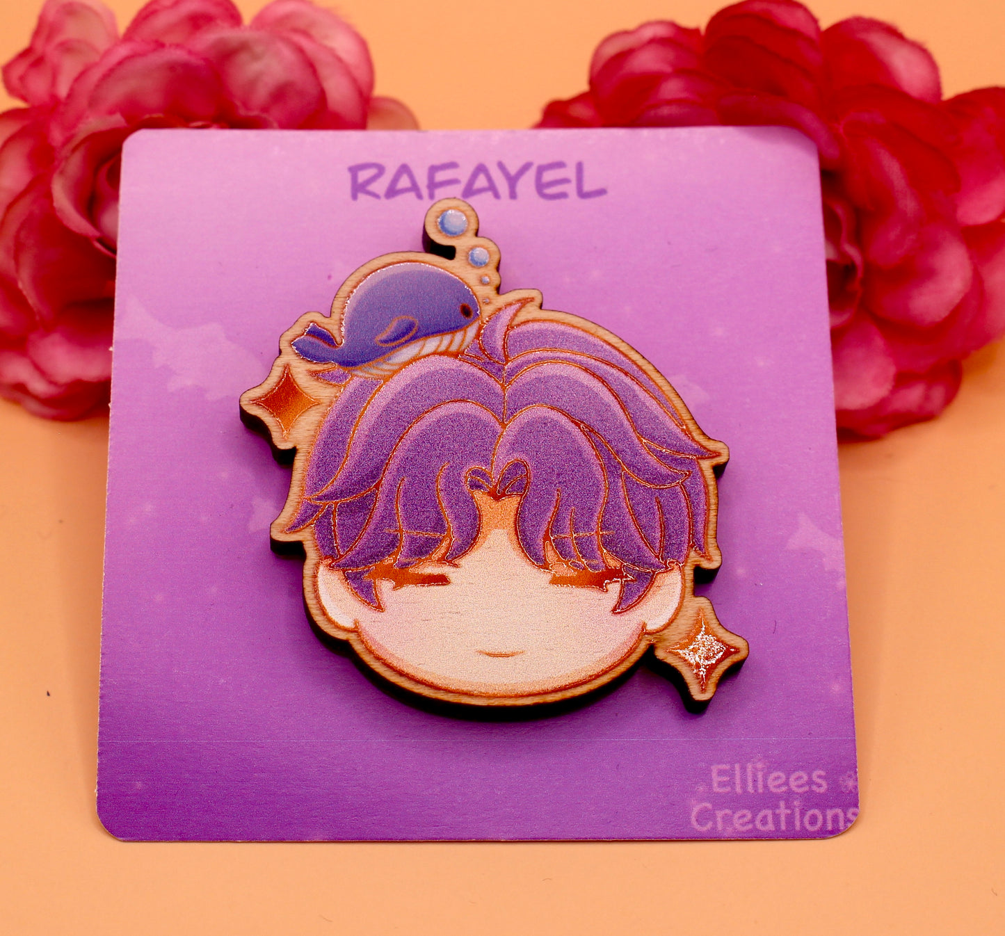 Rafayel Wooden Gloss Pin
