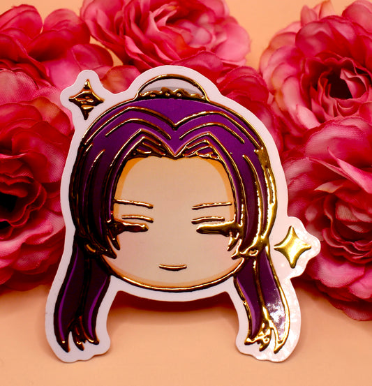 Jinshi Gold Foil Sticker