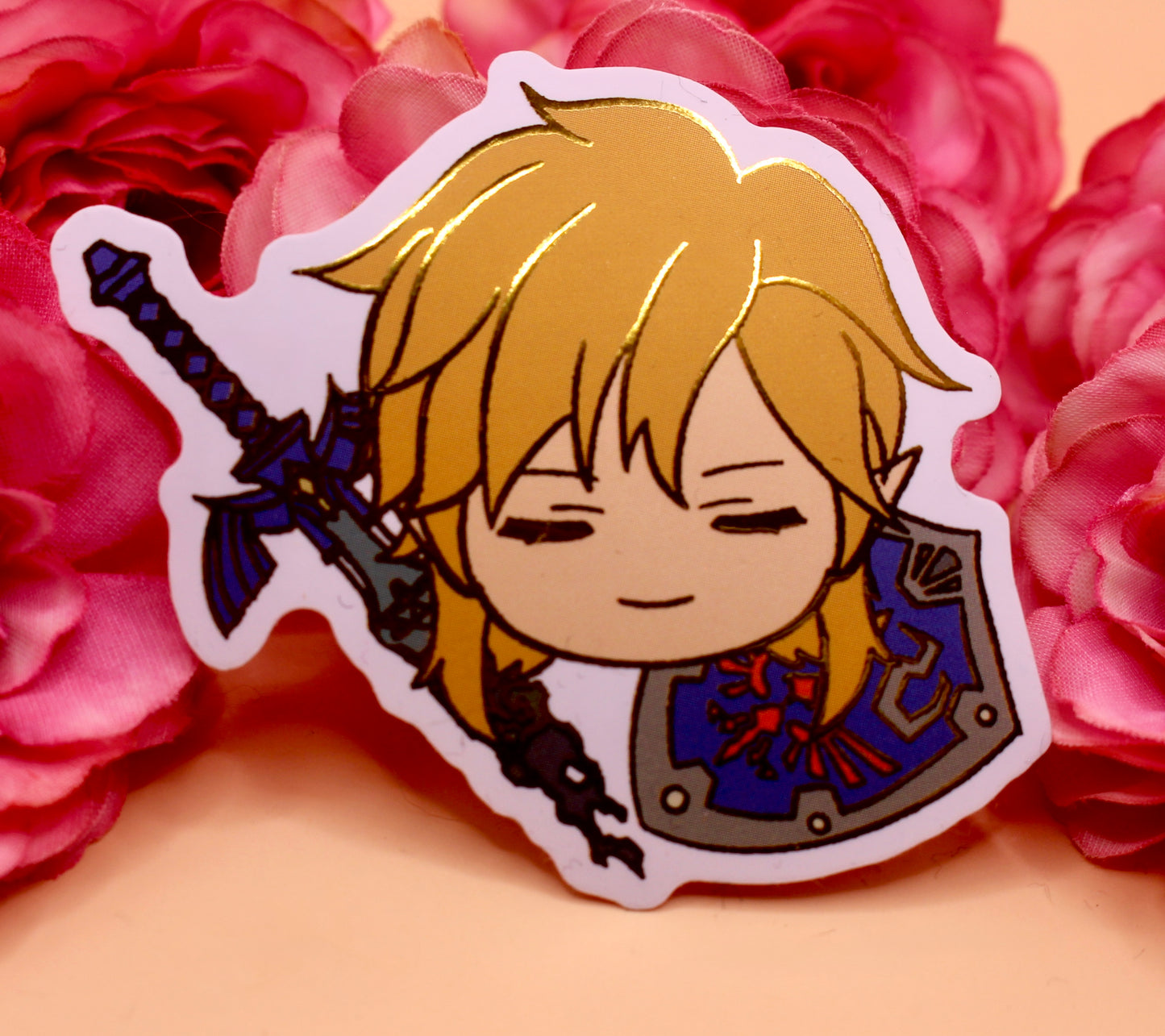 Link Gold Foil Sticker