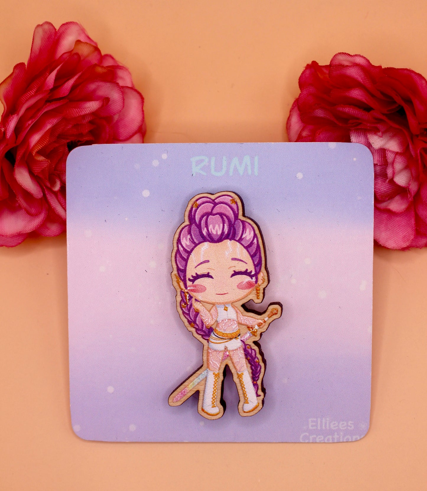 Rumi Wooden Gloss Pin