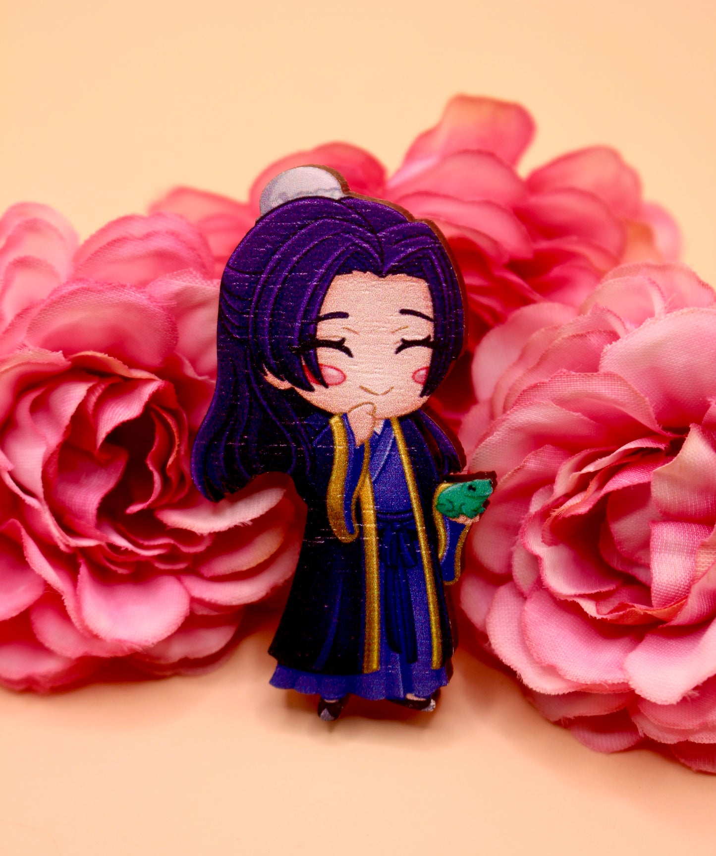 Jinshi Wooden Gloss Pin
