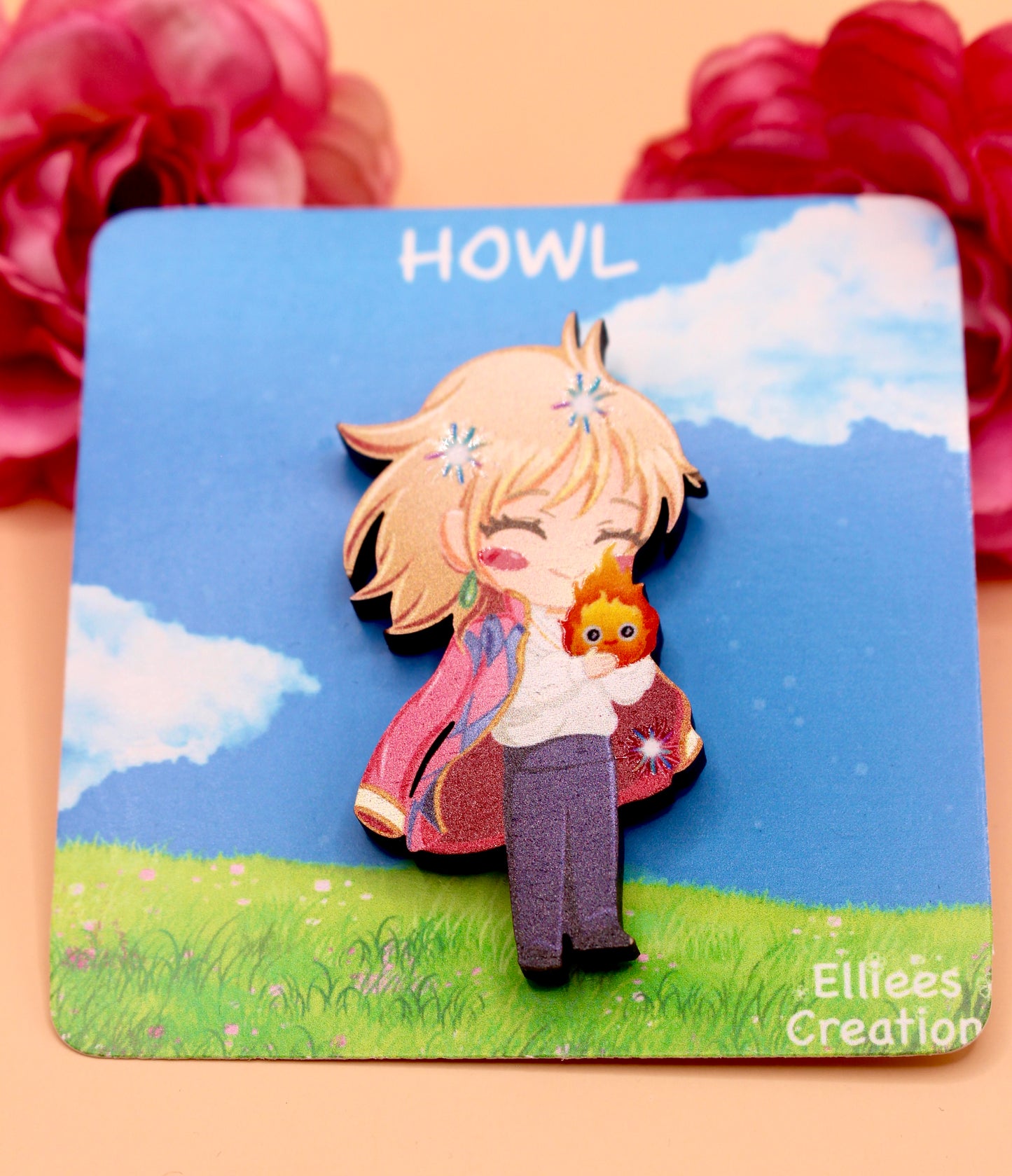 Howl Wooden Gloss Pin