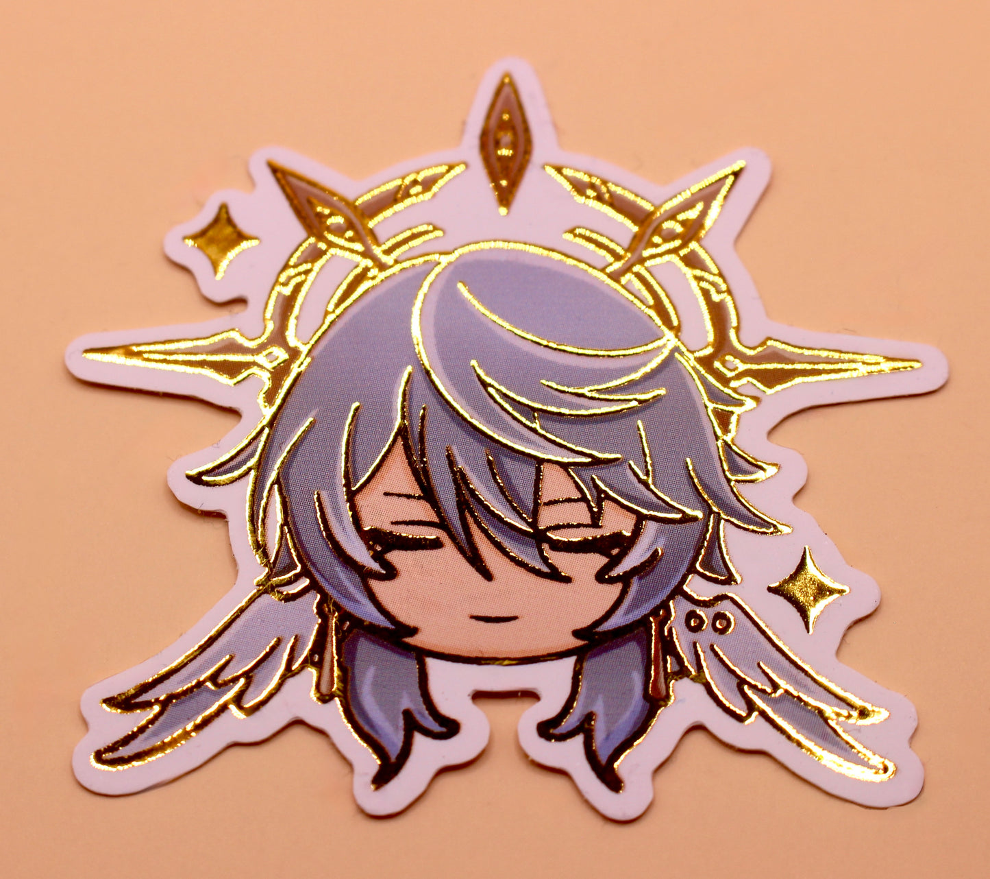 Sunday Gold Foil Sticker