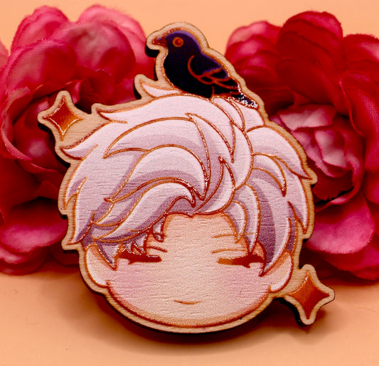 Sylus Wooden Gloss Pin